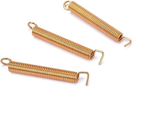 Alnicov 3 Pcs Electric Guitar Tremolo Bridge Springs Guitars Parts-Gold in Saudi Arabia