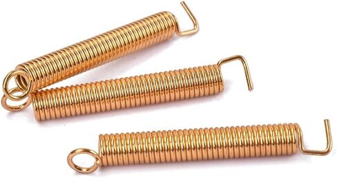 Alnicov 3 Pcs Electric Guitar Tremolo Bridge Springs Guitars Parts-Gold in Saudi Arabia
