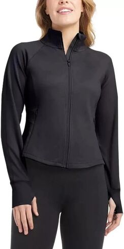 Jockey Women's Tulip Hem Yoga Jacket (Arctic, X-Large) in Saudi Arabia