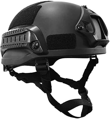 PJ Tactical Helmet with NVG Bracket and Side Rails, CS Tactical Helmet Army Combat Cap Outdoor Protective Equipment in Saudi Arabia