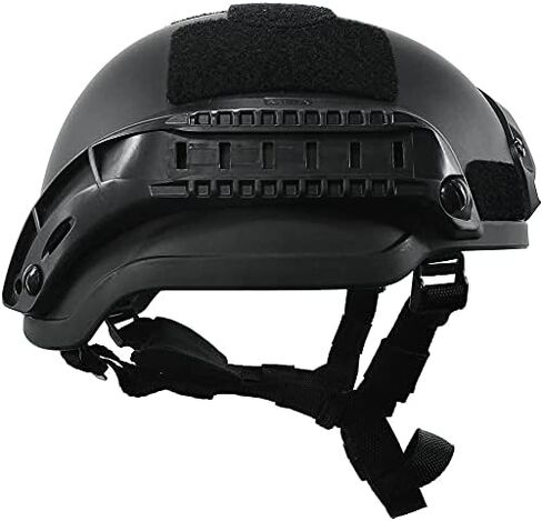 PJ Tactical Helmet with NVG Bracket and Side Rails, CS Tactical Helmet Army Combat Cap Outdoor Protective Equipment in Saudi Arabia