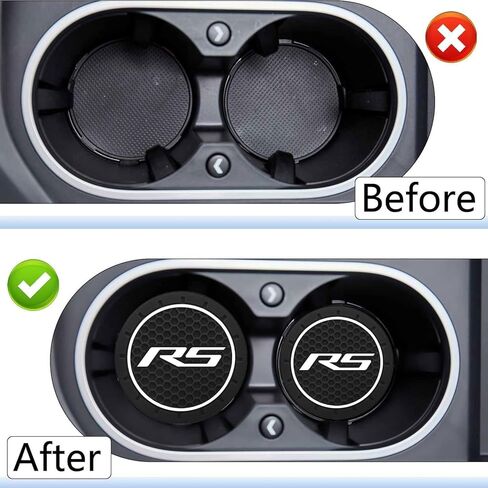 قطعتان من قواعد حامل أكواب السيارة المصنوعة من السيليكون 1500 لرام 1500، قواعد أكواب مضادة للانزلاق وإكسسوارات السيارة الداخلية in Kuwait