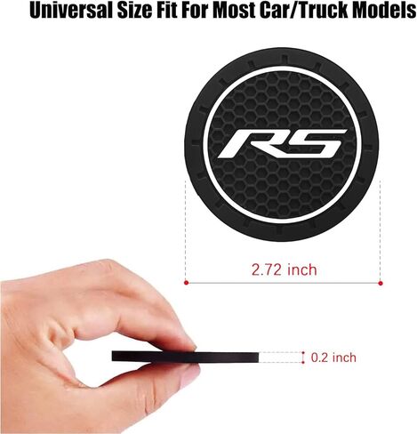 قطعتان من قواعد حامل أكواب السيارة المصنوعة من السيليكون 1500 لرام 1500، قواعد أكواب مضادة للانزلاق وإكسسوارات السيارة الداخلية in Kuwait