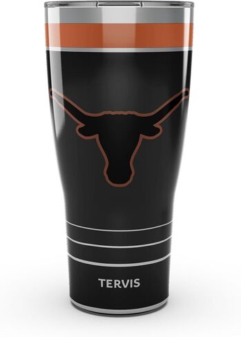 Tervis Traveler Texas Longhorns - Night Game Triple Walled Insulated Tumbler Travel Cup Keeps Drinks Cold & Hot, 30oz, Stainless Steel in Saudi Arabia