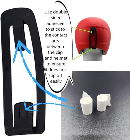Universal Ski Helmet Accessories Helmet Goggles Belt Clip Goggles Belt Buckle in Saudi Arabia