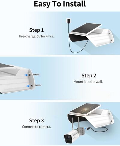 Universal Sun Rain Cover Shield, Outdoor Security Cameras Cover, Backup Camera Rain Shield for Surveillance System, Weatherproof White Case in Kuwait
