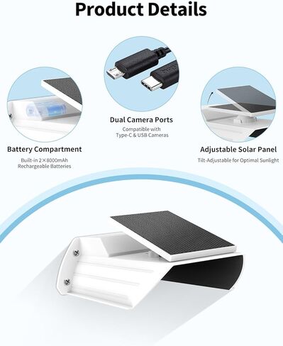 Universal Sun Rain Cover Shield, Outdoor Security Cameras Cover, Backup Camera Rain Shield for Surveillance System, Weatherproof White Case in Kuwait