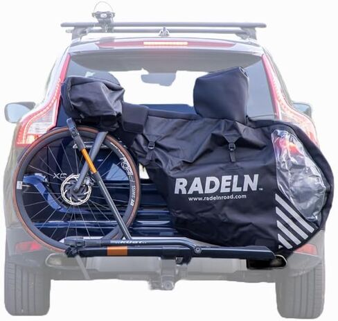 Waterproof Bike Cover, 600D Ripstop, for Highway Speeds, Ultimate Bike Cover, Minimalist Design, Covers Vulnerable Parts of Bike in Transit, Transport Cover for Bike On Rack in Saudi Arabia