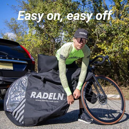 Waterproof Bike Cover, 600D Ripstop, for Highway Speeds, Ultimate Bike Cover, Minimalist Design, Covers Vulnerable Parts of Bike in Transit, Transport Cover for Bike On Rack in Saudi Arabia