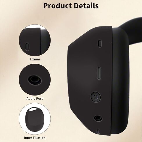 بالنسبة إلى غطاء حالة Sony WH-1000XM6 ، فإن 3 مجموعات من الغطاء العرق السيليكون ، واقي Conxisa Eeadones Protection For Sony WH-1000XM6 Cover/EAR/THEAD CORVERTORS ، مقاوم للعرق (أزرق) in Kuwait