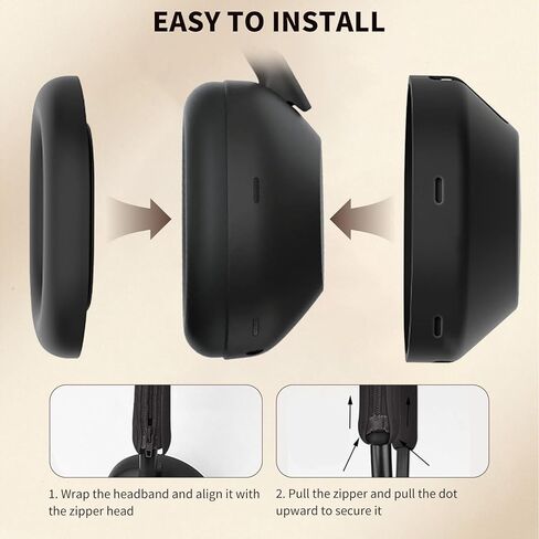 بالنسبة إلى غطاء حالة Sony WH-1000XM6 ، فإن 3 مجموعات من الغطاء العرق السيليكون ، واقي Conxisa Eeadones Protection For Sony WH-1000XM6 Cover/EAR/THEAD CORVERTORS ، مقاوم للعرق (أزرق) in Kuwait