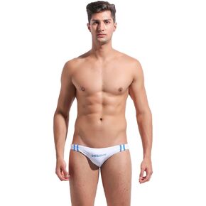 DESMIIT Men's Swimwear Briefs Bikini Low Rise Drawstring Swim Suit