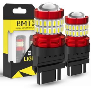 BMT xms 7440 LED Bulb for Reverse Light - 7443 7441 7444 T20 LED Replacement Light 6000K Bright White for Backup Tail Parking DRL Light, Pack of 2