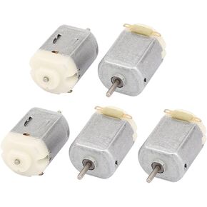 uxcell 5 Pcs DC 3V 5000RPM Low Voltage Micro Mini Motor 130 Model for Toys DIY