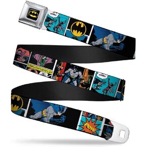 Buckle-Down Men's Seatbelt Belt Batman Joker Wbm008