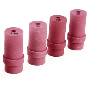 4pcs Ceramic Sandblaster Nozzle Tips,Abrasive Sand Blaster Blasting 4.5mm,5mm,6mm and 7mm Inner Diameter (Pack of 4)