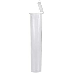 72mm Child Resistant Pop Top Cartridge Tubes Clear 1mL 0.5mL (25 Pack)