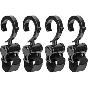 Baby Stroller Hooks,4pcs Pram Hooks Stroller Hooks Pushchair Hooks Pram Clips Hooks,Shopping Accessories Bag Holder Hook Mommy Bag Hooks Accessory Wheelchair Hooks for Hanging Toy in Saudi Arabia