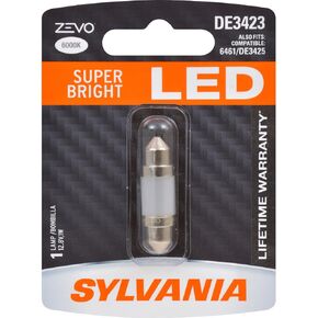 SYLVANIA - DE3423 36mm ZEVO LED Festoon White Bulb - Bright LED Bulb, Ideal for Interior Lighting - Map, Dome, Trunk, Cargo and License Plate (Contains 1 Bulb)
