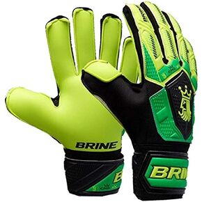 Varzist Goalkeeper Gloves Brine King Match 3X Soccer Goalie Glove Finger Save Protection Spines