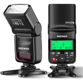 NEEWER NW420-S Mini TTL Speedlite Flash, 2.4G Master Slave Mode GN36 HSS Speedlight, Compatible with Sony A9 A7R A7 IV A7S III A7 III A7S II A7 II A7C A1 A6600 A6500 A6400 A6100 A6000 A99 A350