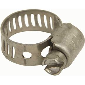 BREEZE CLAMP 63024 Breeze Marine Grade Hose Clamp, Stainless Steel, 1-1/16" To 2", Pack Of 10-2490119