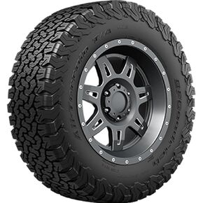 إطار سيارة BFGoodrich All Terrain T/A KO2 نصف قطري للشاحنات الخفيفة وسيارات الدفع الرباعي والكروس أوفر، LT255/70R18/D 117/114S 117S