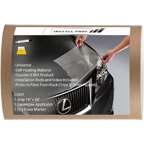 Self Healing Universal Clear Paint Protection Bra Hood and Fender Kit (12" x 84")