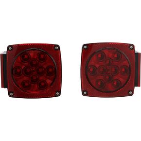 Seachoice Trailer Light Kit, LED, Waterproof, Red