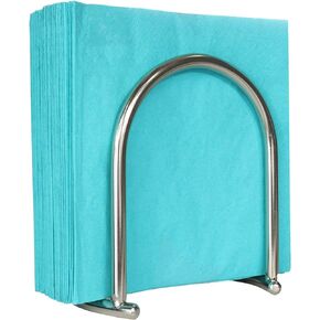 Blue Donuts Arc Collection Napkin Holder – Napkin Holders for Tables, Modern Napkins Holder, Dining Table Napkin Holders for Kitchen, Chrome