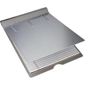 Saunders Recycled Aluminum Springback Sheet Holder - Durable Document Holder with Privacy Cover. Stationery Supplies