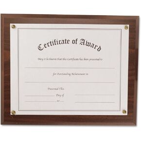 NuDell 18811M Award-A-Plaque، حامل مستندات، أكريليك/بلاستيك، 10-1/2 × 13، جوزي