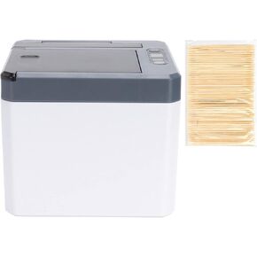 Joyzan Sensor Toothpick Box, Automatic Intelligent Dispenser Smart Infrared Electric Pop up Storage Auto Holder Container 250 PCS Bamboo Wooden Toothpicks Table Home Restaurant Office Kitchen White