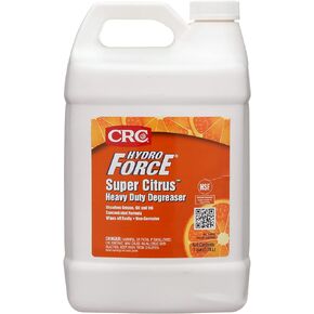 CRC HydroForce Super Citrus Heavy Duty Degreaser, 1 Gal