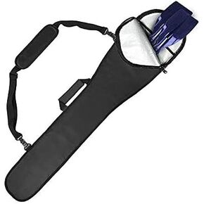 LIXADA Kayak Paddle Bag Long Kayak Boat Canoe Paddle Storage Bag Holder Pouch Cover (Black)