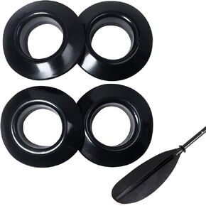 Wozoohyi 4Pcs Universal Kayak Paddle Drip Rings,Rubber Canoe Paddle Drip Ring for Kayak Canoe Rafting Paddles Shaft Universal Kayak Durable Splash Guards Paddle Accessories