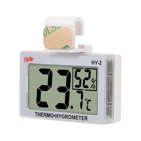 Hermit Crab Supplies Terrarium LCD Display Digital Reptile Tank Hygrometer with Hook Temperature Humidity Meter Gauge for Reptile Tanks Terrariums Vivarium Reptile Terrarium