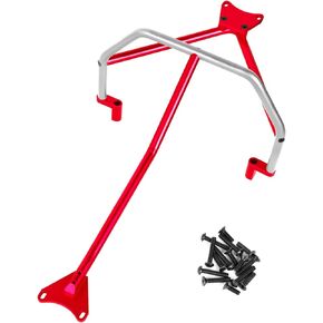 LCG Inner Roll Cage Upgrades Part for 1/10 LCG Slash 4X4,Rally VXL 4X4,Aluminium RC LCG Inner Roll Cage Hops Up,Silver & Navy Blue