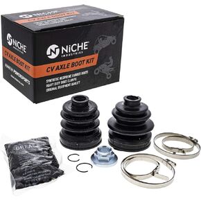 NICHE Front Rear CV Axle Boot Kit For Yamaha Grizzly 700 Hunter Replaces 3B4-2510G-00-00 3B4-2510H-00-00