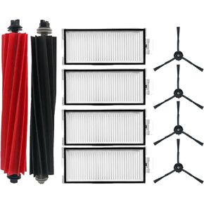 Accessories Kit for Roborock Q8 Max: Replacement Parts Compatible with Roborock Q8 Max Q8 Max + (Q8 Plus) Q5 Pro Q5 Pro+ Robot Vacuum Cleane, Main Brushes Side Brushes Filters Mop Pads