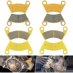 Front and Rear Severe Duty Brake Pads for Polaris ACE RZR Ranger XP 500 570 700 800 900 2202413 2205949