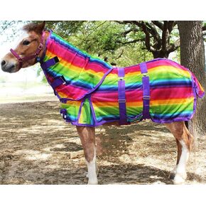 CHALLENGER Miniature Weanling Donkey Pony Horse Foal Summer FlySheet Neck Blanket 51819