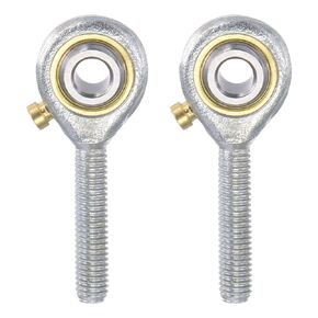 uxcell 2pcs POS8 Spherical Rod End Bearing 8mm Bore Self-Lubricated Joint Bearing M8x1.25 Right Hand Male Thread Connector