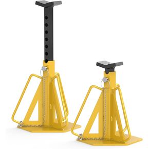 Sulythw Jack Stands 10 Ton Capacity, Support Jacks with Safety Pins,1 Pair Trailer Jack Stands for Lifting SUV, RV, Pickup Truck, Car, UTV and ATV, Adjustable from 10.83" to 17.83"