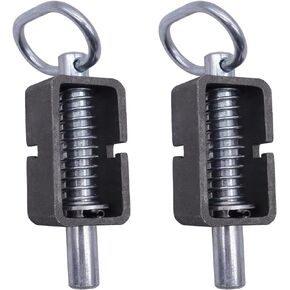 HABIIID 2 Pcs Universal Long Spring Latch Lock，Weld-On Spring Latch Assembly for Trailer