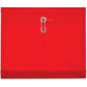 Globe-Weis/Pendaflex Poly Envelopes, Side Open, 1.25-Inch Expansion, Letter Size, Blue, 5 Envelopes Per Pack (84522GW)