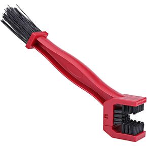 Bicycle Chain Cleaning Brush, Bike Chain Cleaner Washer Motorcycle Motocross Bike Bicycle Chain Crankset Cleaning Brush Wash Cleaner Tool(Red) for motorcycle chain cleaning brushes motocross chain cle