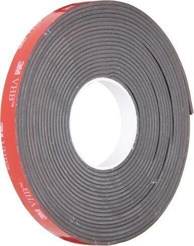 3M VHB Tape 5962 Permanent Bonding Tape Roll – 0.25 in. x 15 ft. Conformable Black Foam with Acrylic Adhesive. in Saudi Arabia