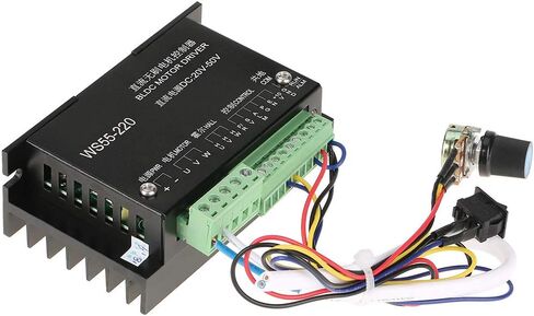 3 Phase BLDC Motor Controller with Cable WS55-220 DC 48V 500W CNC Brushless Spindle Motor Driver Controller for Small Equipment in Saudi Arabia