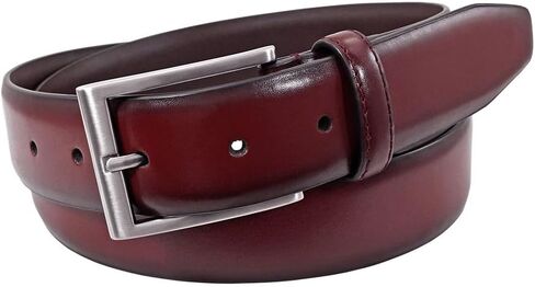 حزام جلدي كاجوال للرجال من Florsheim مقاس 33 ملم باللون القرمزي in Saudi Arabia